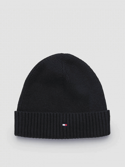 Шапки и кепки Tommy Hilfiger Essential Flag Beanie модель AM0AM10337-BDS Фото
