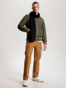 Шарфы и платки Tommy Hilfiger ESSENTIAL RIB-KNIT FLAG EMBROIDERY модель AM0AM11480-BDS Фото