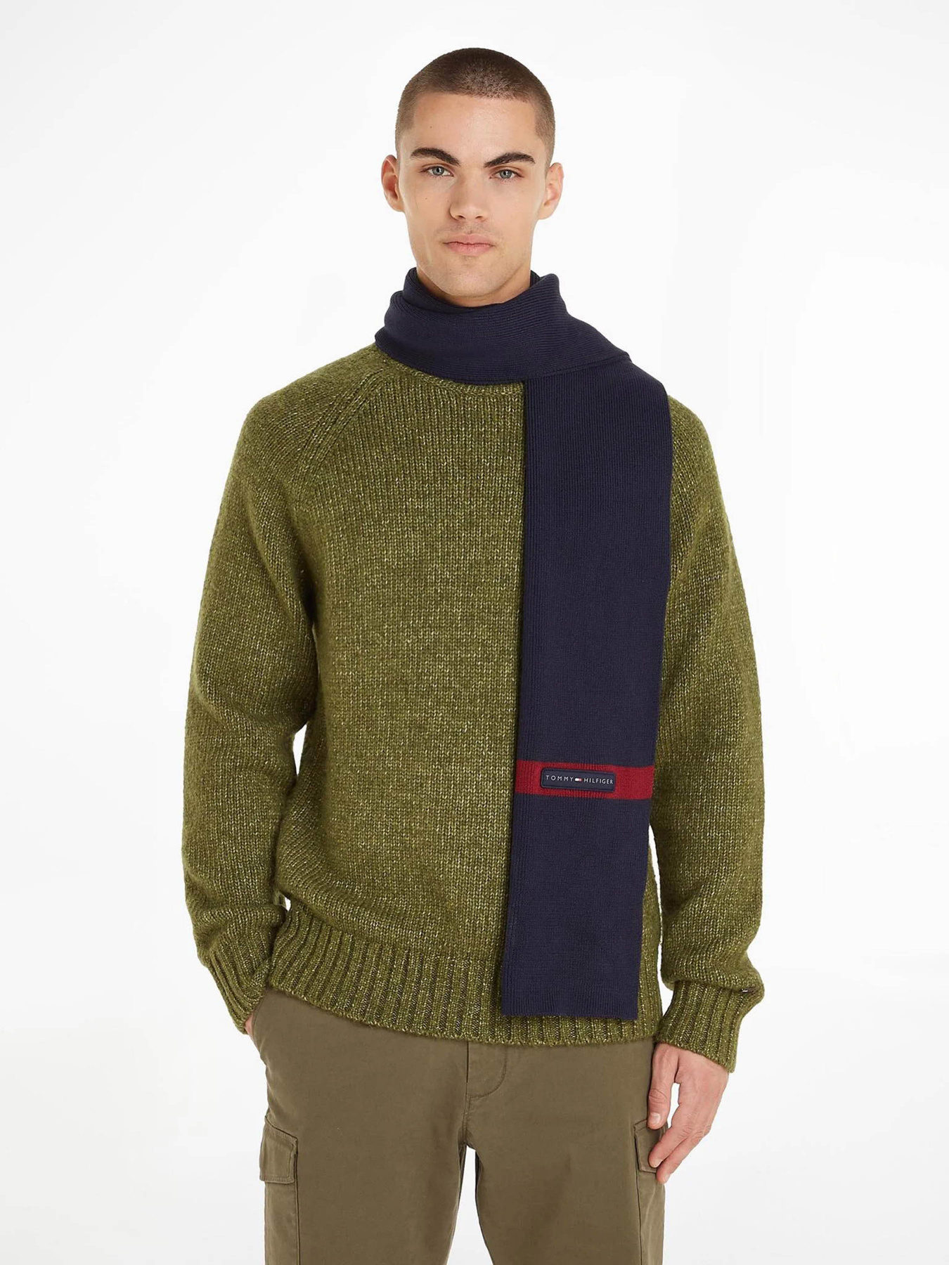 Шарфы и платки Tommy Hilfiger Th Skyline Knit модель AM0AM11496-DW6 Фото
