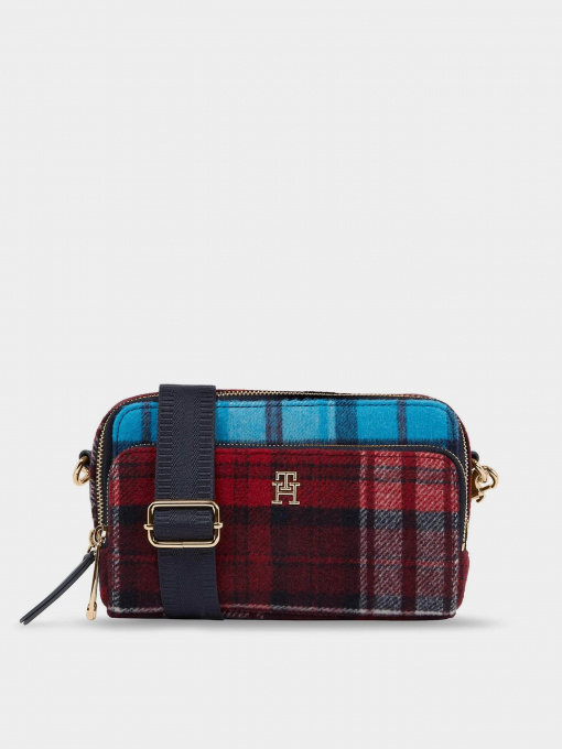 Сумки Tommy Hilfiger Iconic Tommy Camera Bag Check C модель AW0AW15206-0G0 Фото