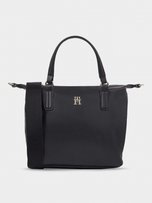 Сумки Tommy Hilfiger Poppy Plus Small Tote модель AW0AW15592-BDS Фото
