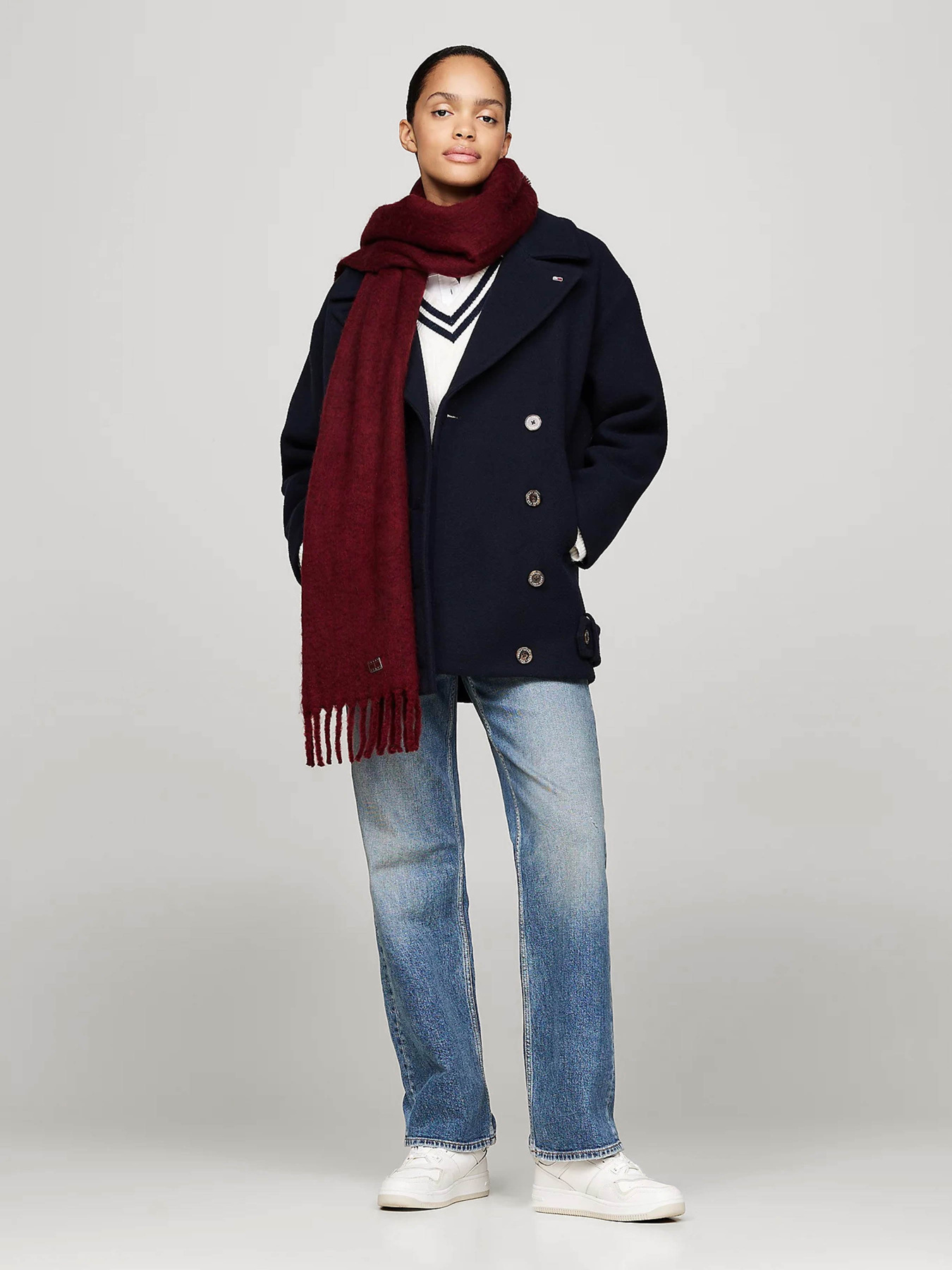 Шарфи та хустки Tommy Hilfiger модель AW0AW16790-VLP Фото