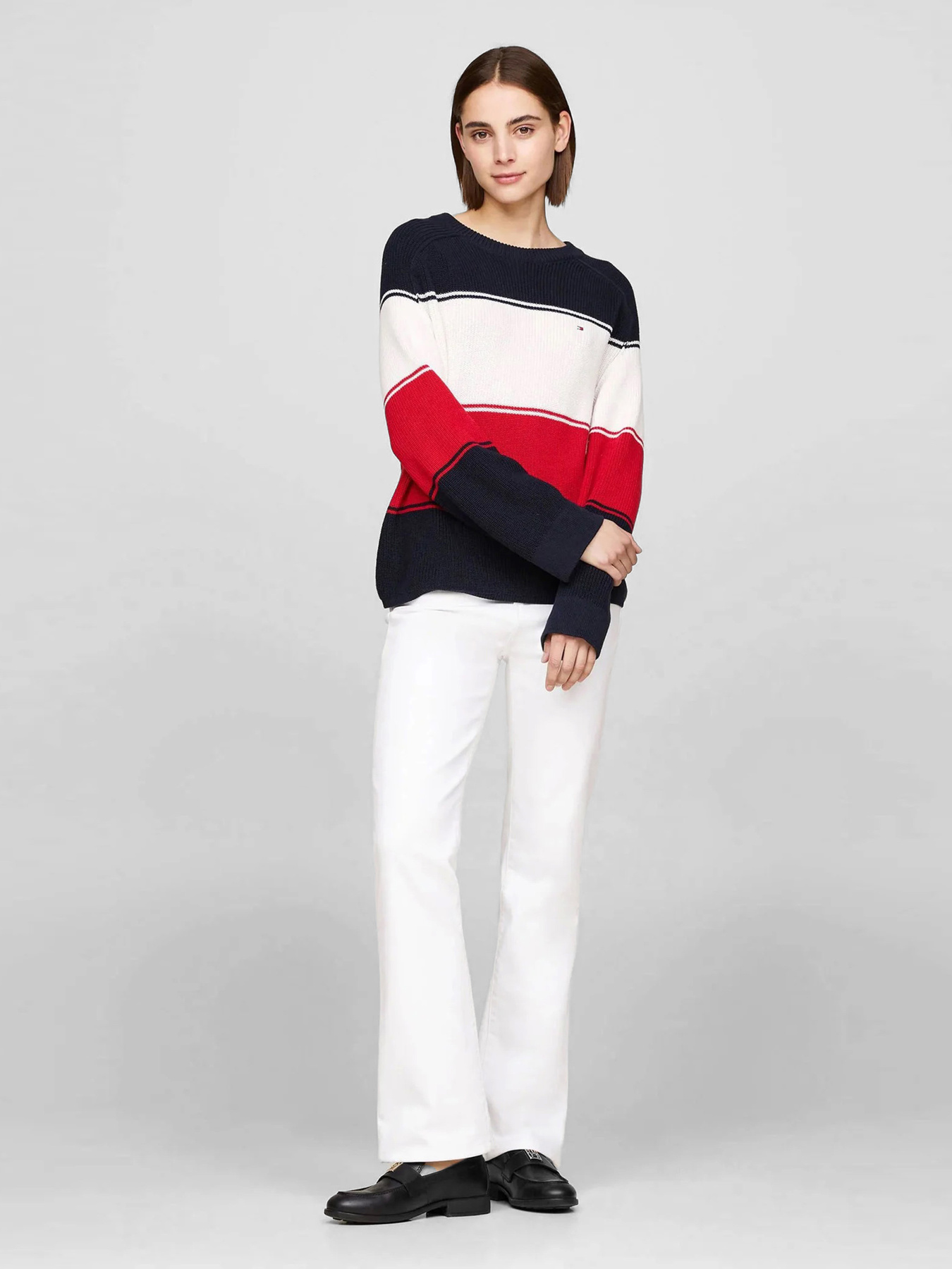 Свитры и кардиганы Tommy Hilfiger модель WW0WW40751-03K Свитры и кардиганы Tommy Hilfiger модель WW0WW40751-03K Фото