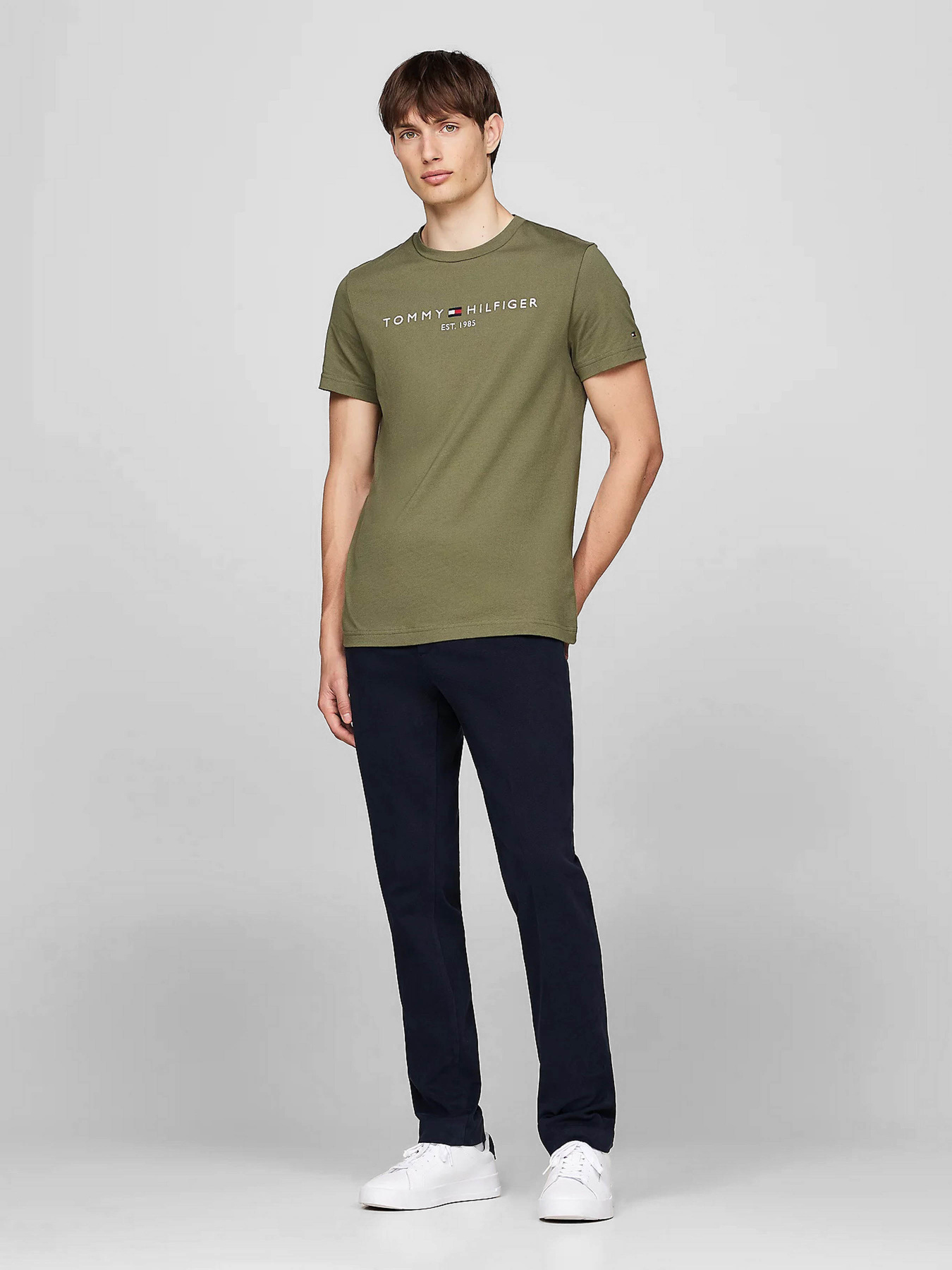 Футболки и поло Tommy Hilfiger модель MW0MW11797-PLI Футболки и поло Tommy Hilfiger модель MW0MW11797-PLI Фото