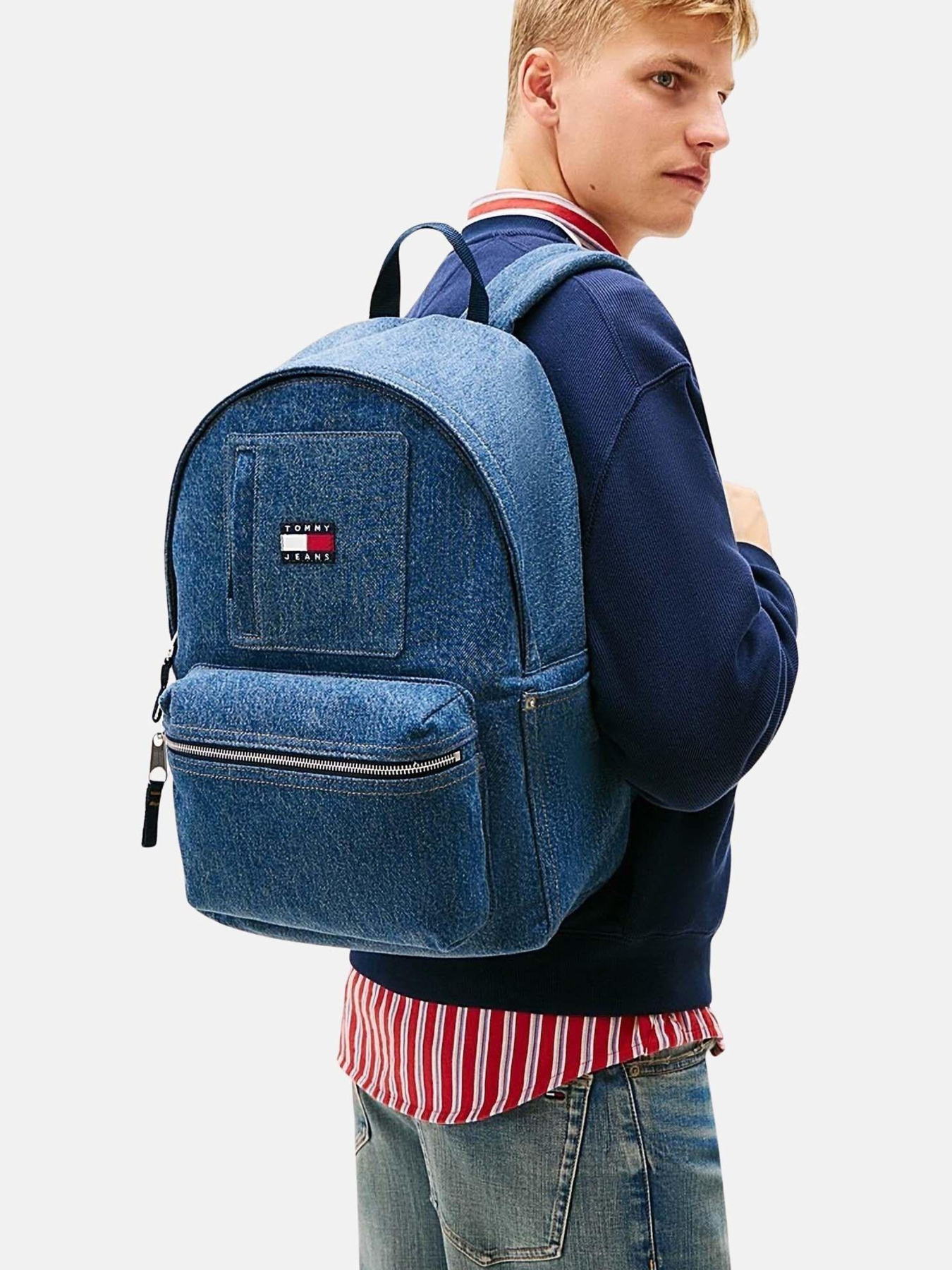Рюкзаки Tommy Hilfiger TJM UTILITY DENIM BACKPACK модель AM0AM14052-1A7 Фото