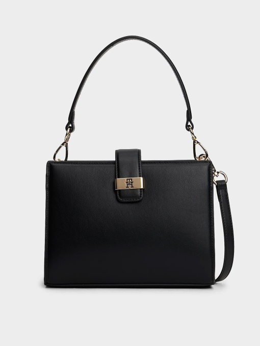 Сумки Tommy Hilfiger TH HERITAGE MINI SATCHEL модель AW0AW18286-BDS Фото