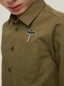 Рубашки Trendyol модель TKDAW22GO1166/Haki Фото