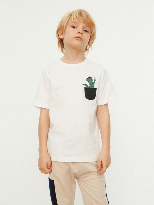 Футболки і поло Trendyol модель TKDSS22TS0461/Beyaz Фото