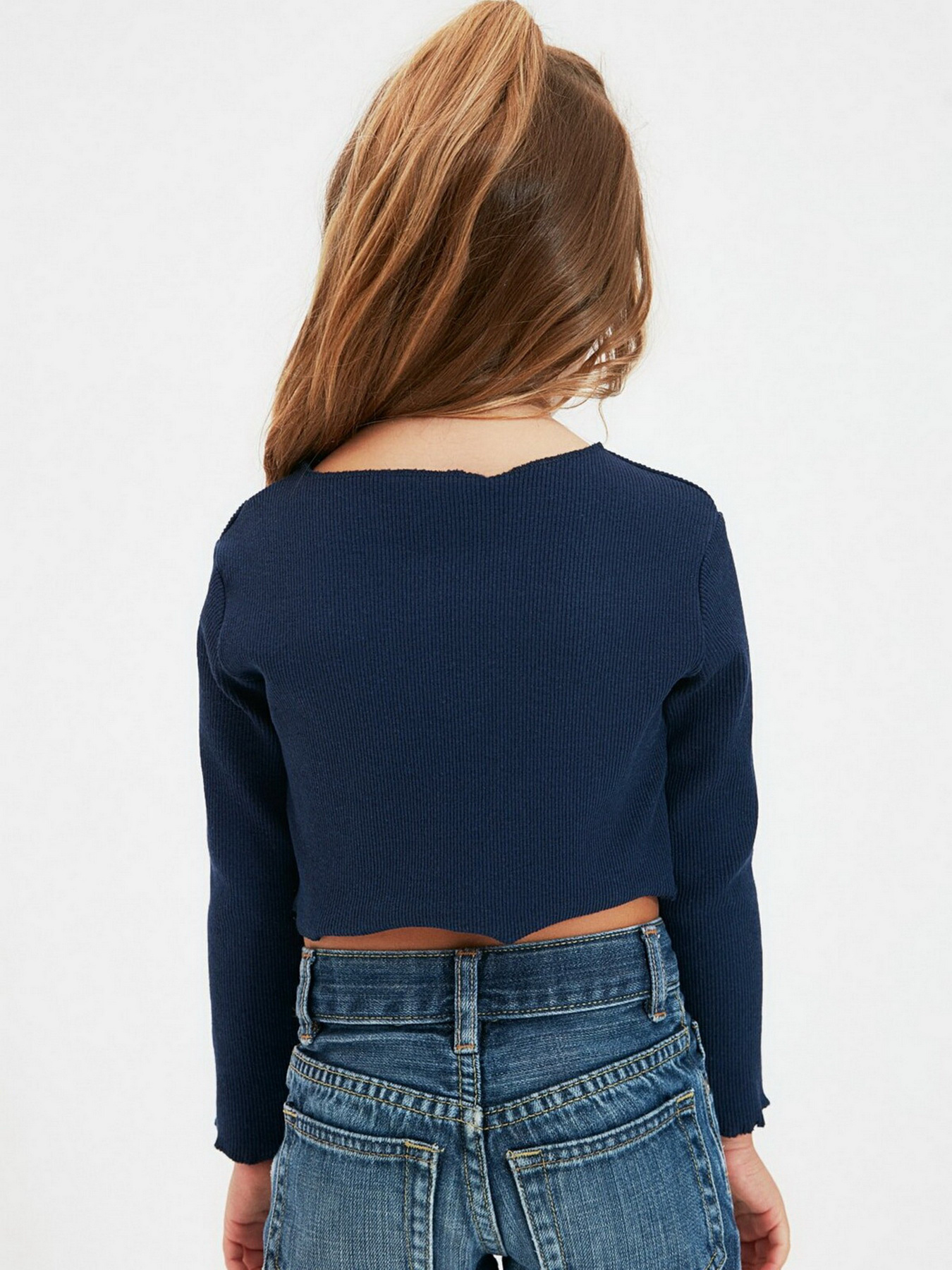 Свитры и кардиганы Trendyol модель TKDAW22BZ0696/Indigo Свитры и кардиганы Trendyol модель TKDAW22BZ0696/Indigo Фото