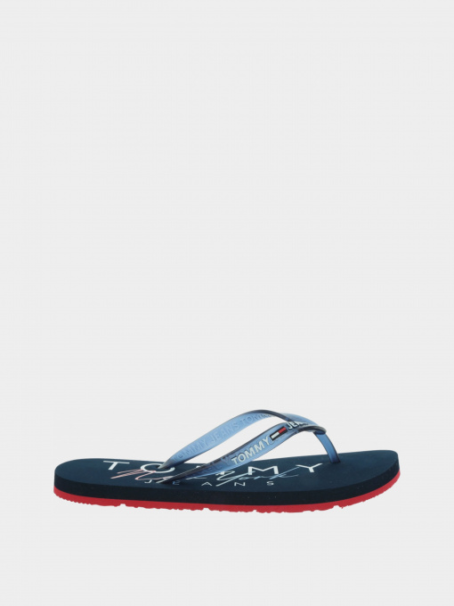 Шлёпанцы Tommy Hilfiger Rubber Thong Beach Sandal модель EN0EN01302-C87 Фото
