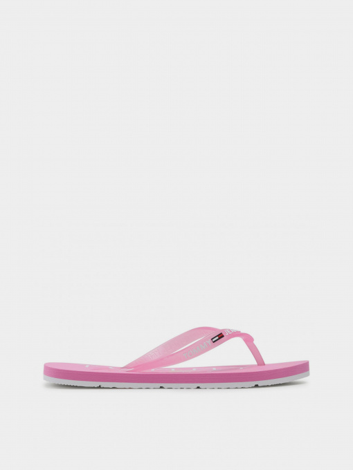 Шлёпанцы Tommy Hilfiger Rubber Thong Beach Sandal модель EN0EN01302-TOU Фото