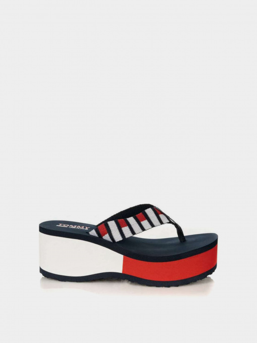 Шлёпанцы Tommy Hilfiger Flag Webbing High Beach модель EN0EN01303-C87 Фото