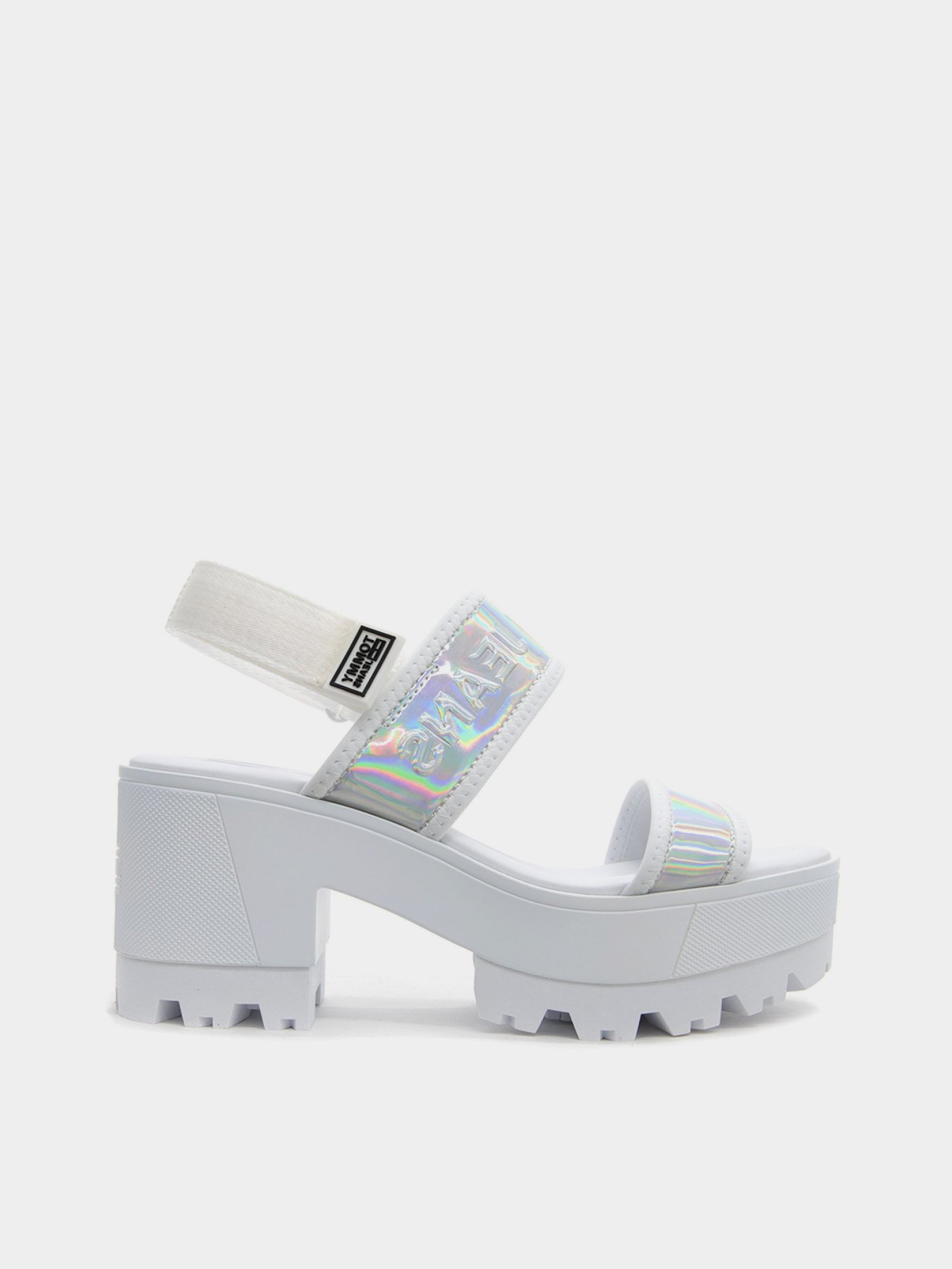 Босоніжки Tommy Hilfiger IRIDESCENT MID HEEL модель EN0EN01337-YBR Босоніжки Tommy Hilfiger IRIDESCENT MID HEEL модель EN0EN01337-YBR Фото
