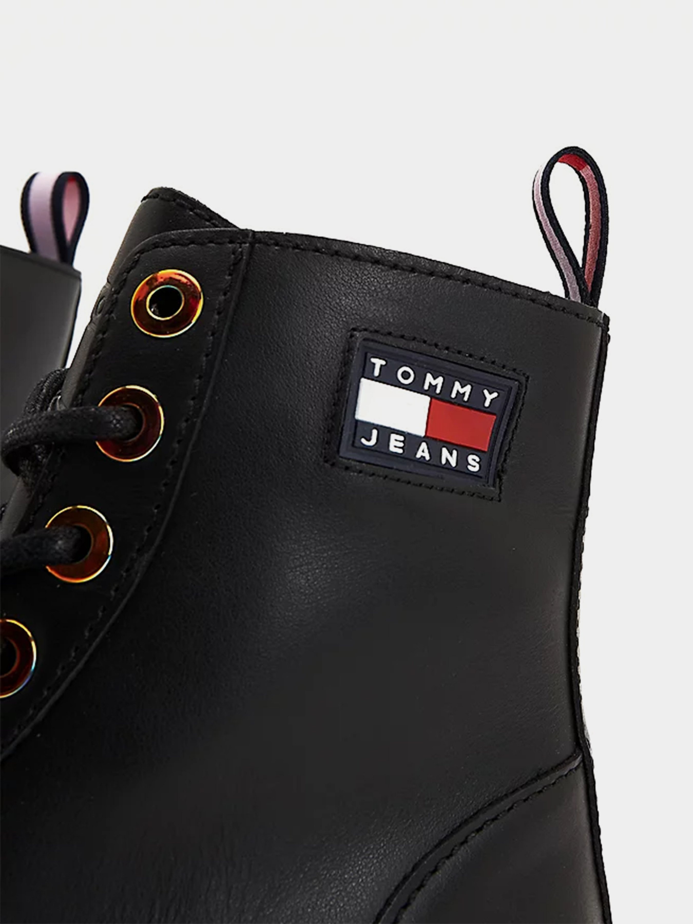 Ботинки и сапоги Tommy Hilfiger Iridescent Eyelets Flat модель EN0EN01537-BDS Фото