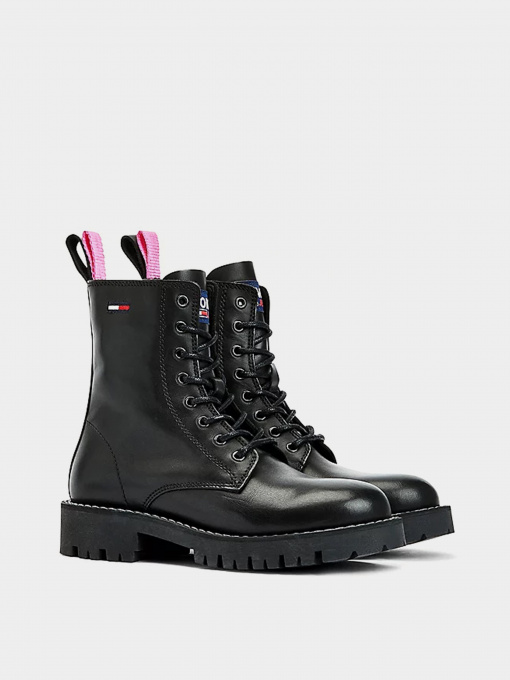 Ботинки и сапоги Tommy Hilfiger Leather Lace Up модель EN0EN01543-BDS Фото