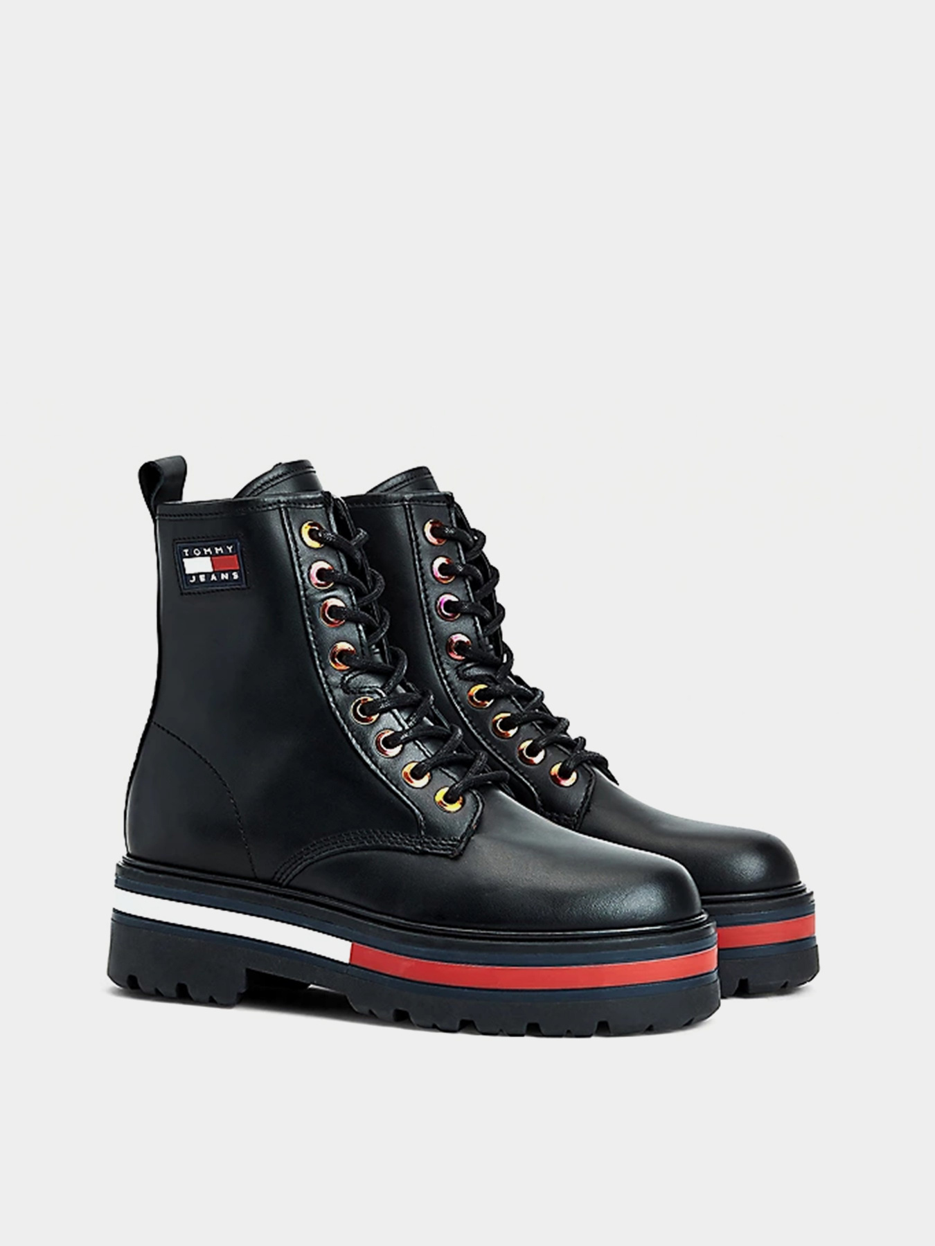 Ботинки и сапоги Tommy Hilfiger Badge Iridescent Eyelet Cleat модель EN0EN01580-BDS Фото