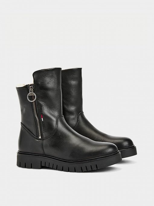 Черевики та чоботи Tommy Hilfiger Warm Lined Zip-Up Cleat модель EN0EN01603-BDS Фото