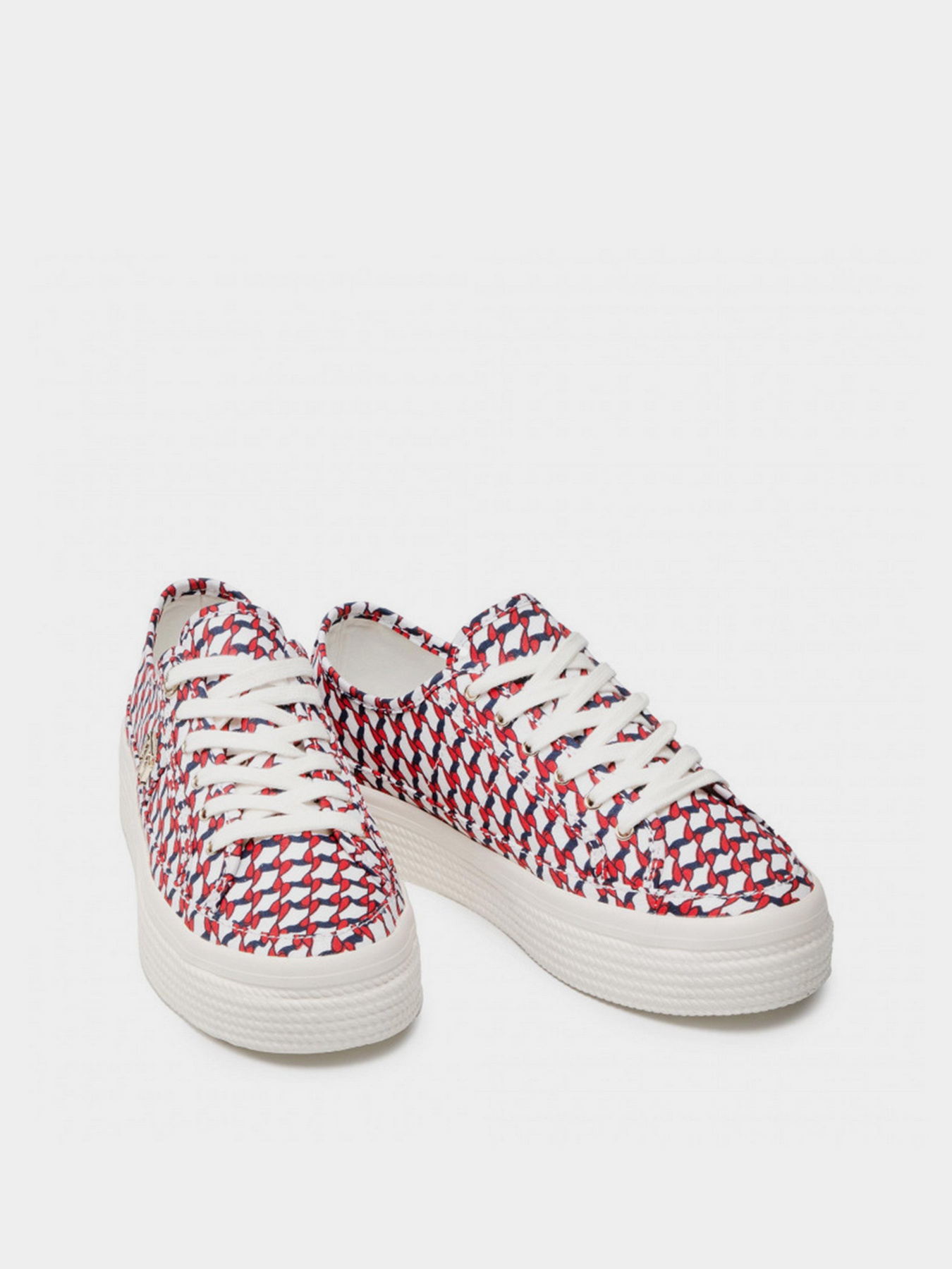 Кеды Tommy Hilfiger SIGNATURE PRINT FLATFORM TRAINERS модель FW0FW05804-0K5 Фото