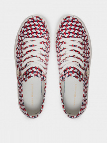 Кеды Tommy Hilfiger SIGNATURE PRINT FLATFORM TRAINERS модель FW0FW05804-0K5 Фото
