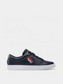 Кеды Tommy Hilfiger LEATHER MONOGRAM TRAINERS модель FW0FW05794-DW5 Фото