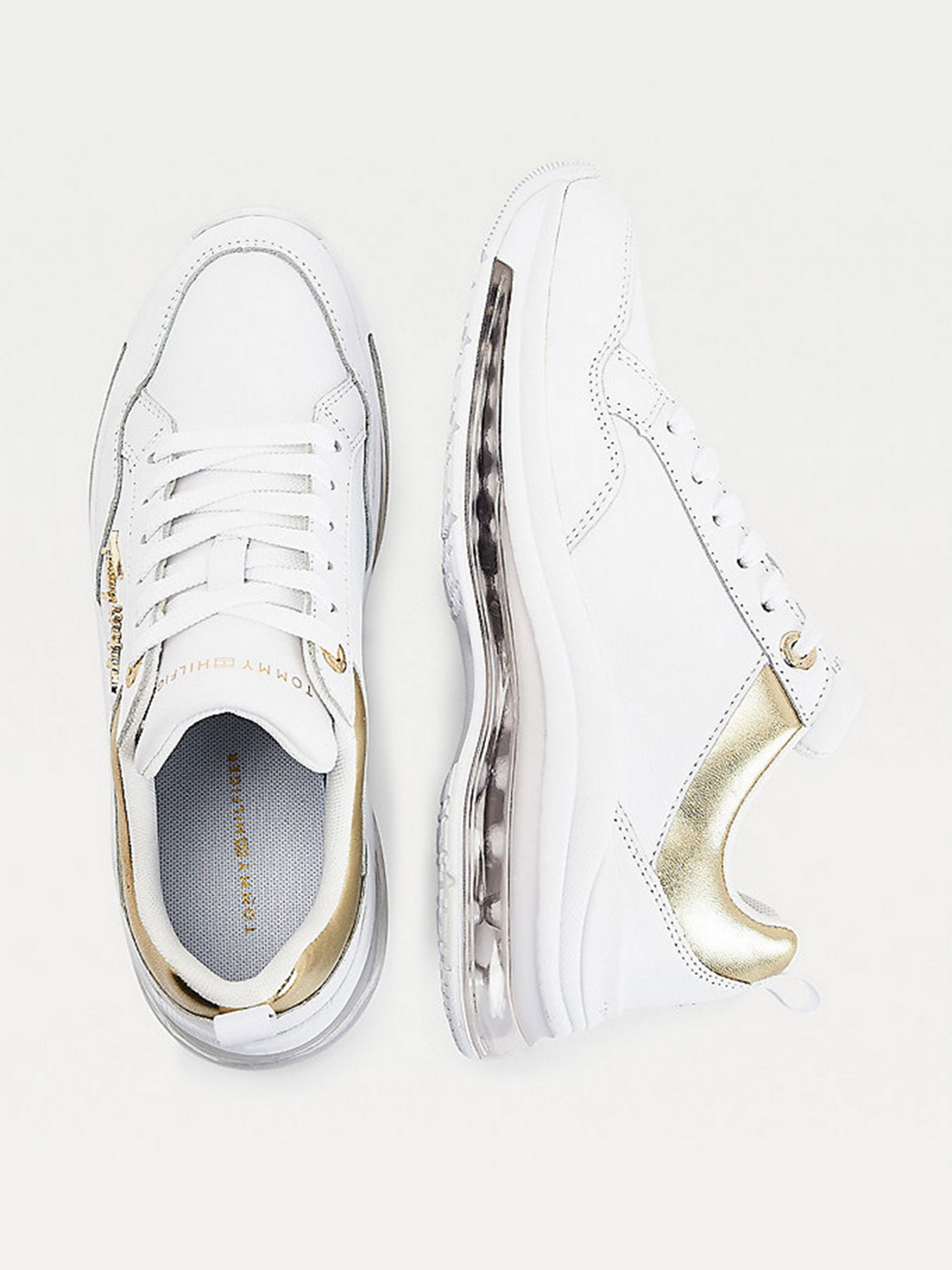 Кросівки Tommy Hilfiger AIR BUBBLE SIGNATURE METALLIC TRAINERS модель FW0FW05797-YBR Фото
