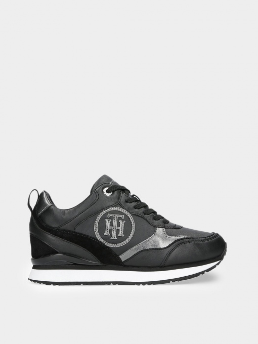 Кросівки Tommy Hilfiger METALLIC WEDGE HEEL TRAINERS модель FW0FW05801-BDS Фото
