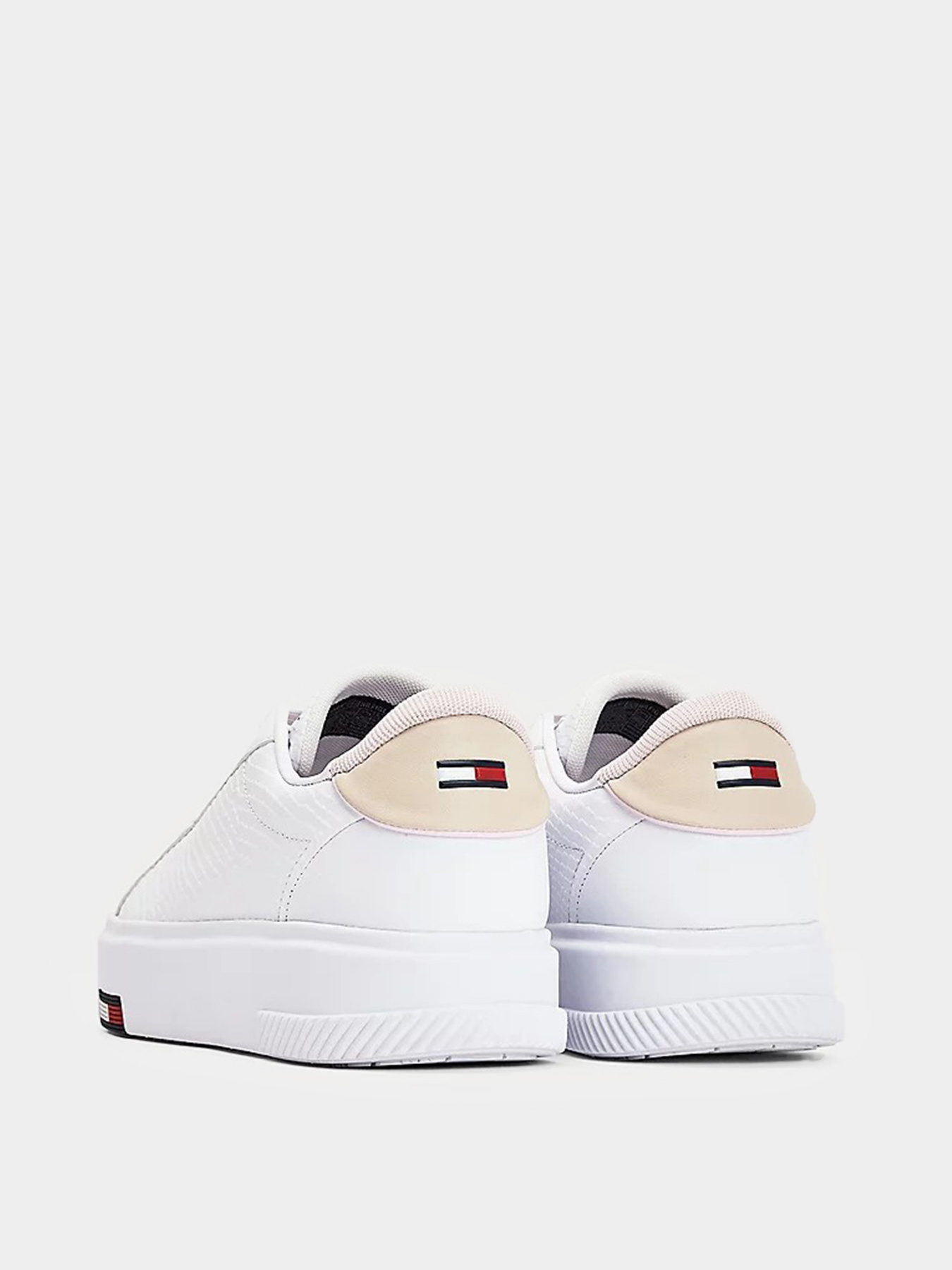 Кеды Tommy Hilfiger Leather Fashion Cupsole модель EN0EN01424-YBR Фото