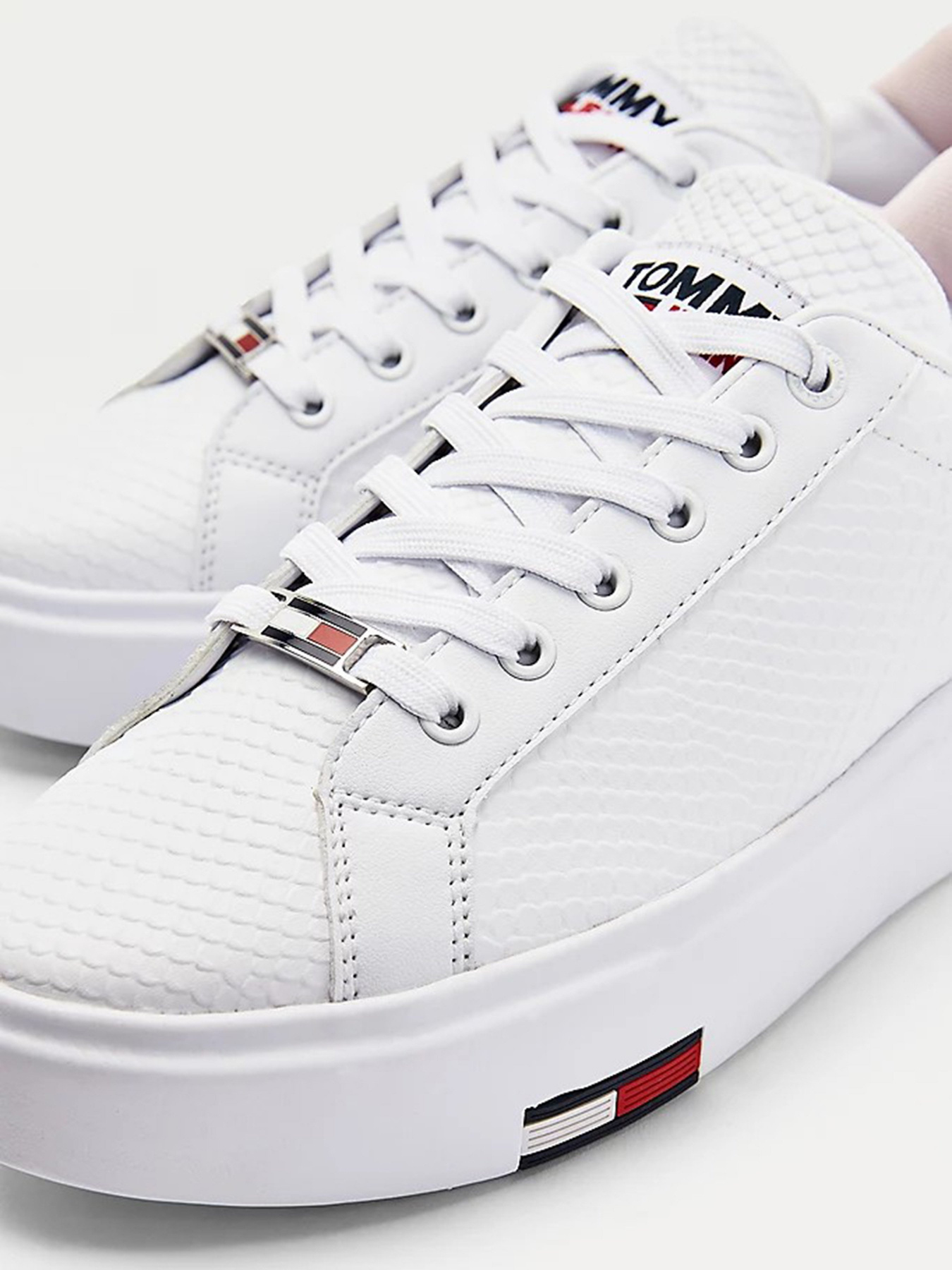 Кеды Tommy Hilfiger Leather Fashion Cupsole модель EN0EN01424-YBR Фото