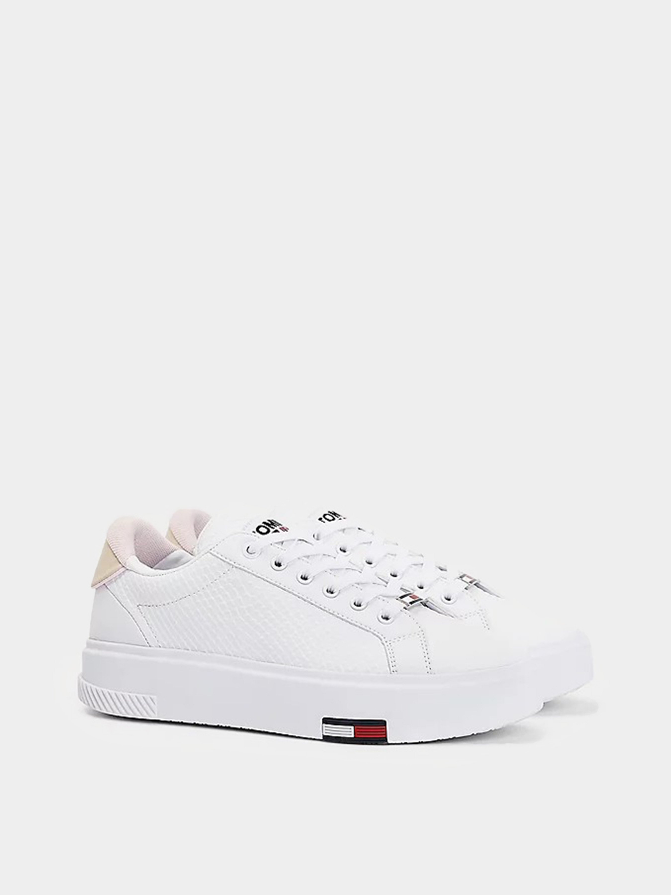 Кеды Tommy Hilfiger Leather Fashion Cupsole модель EN0EN01424-YBR Фото