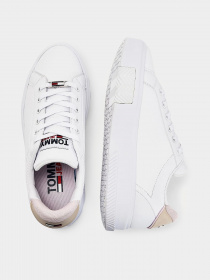 Кеды Tommy Hilfiger Leather Fashion Cupsole модель EN0EN01424-YBR Фото