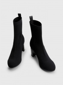 Ботинки и сапоги Tommy Hilfiger ESSENTIAL KNITTED MID HEEL ANKLE модель FW0FW07405-BDS Фото