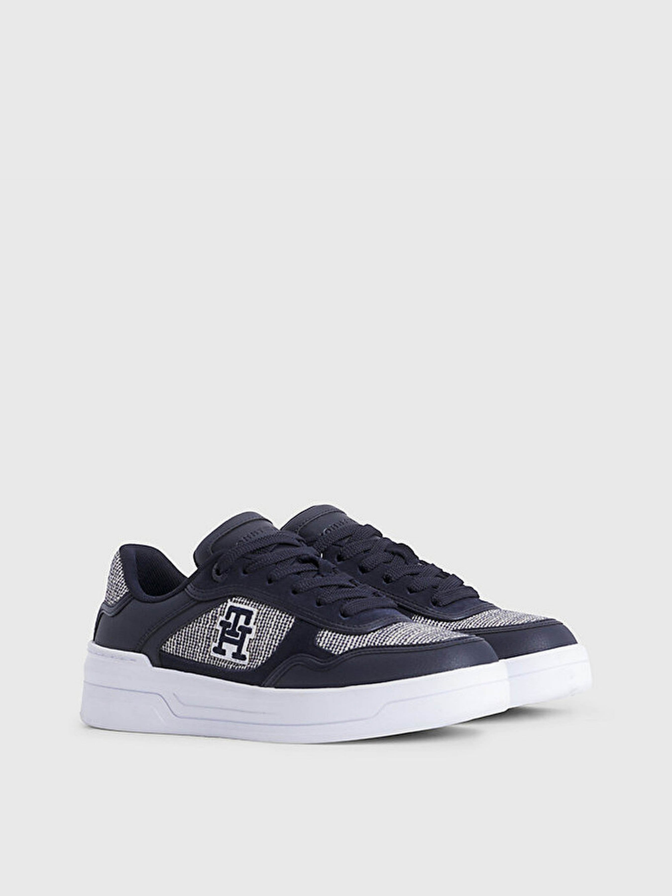 Кеди Tommy Hilfiger WOVEN BASKET SNEAKER модель FW0FW07289-DW6 Кеди Tommy Hilfiger WOVEN BASKET SNEAKER модель FW0FW07289-DW6 Фото
