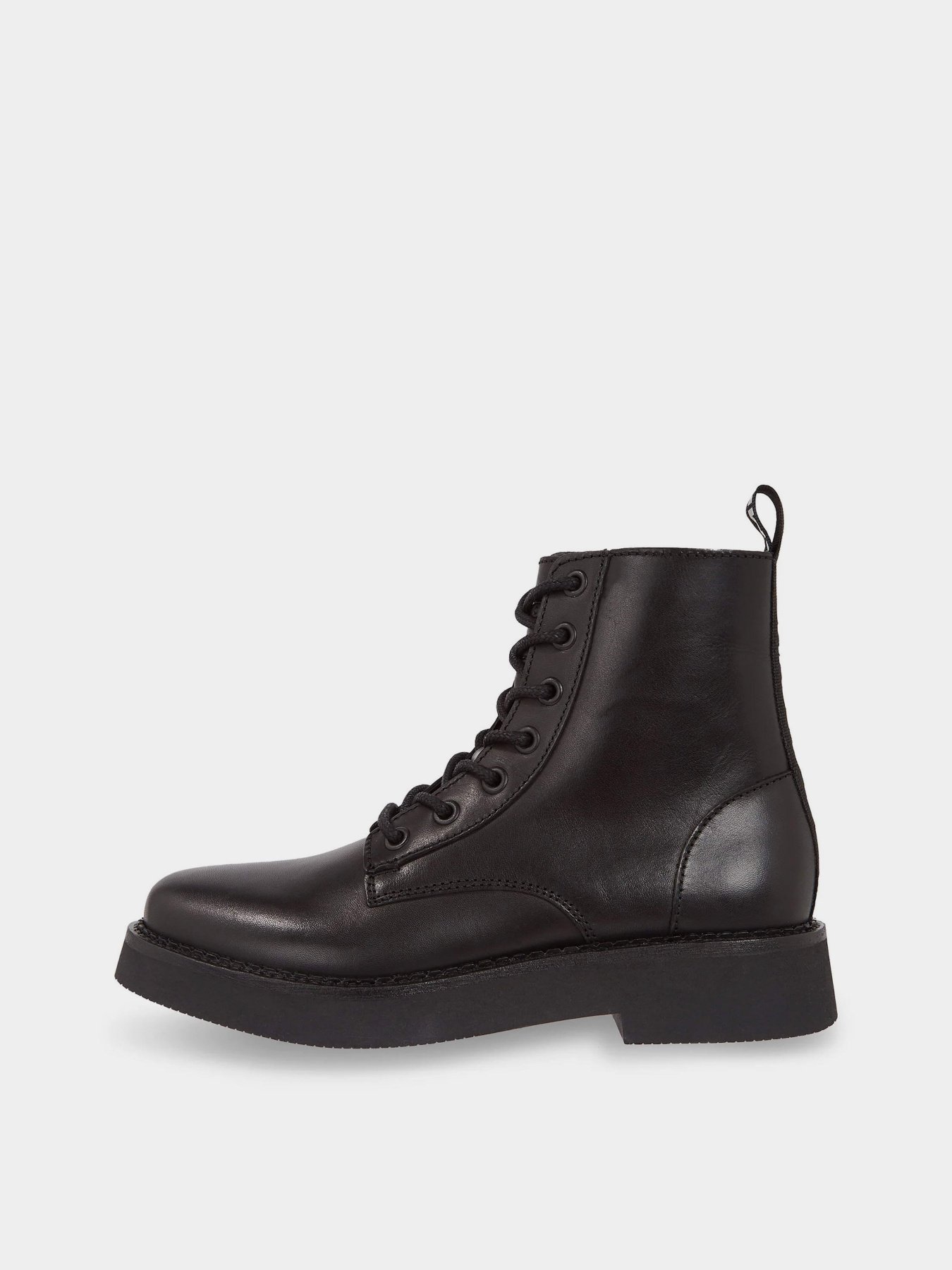 Ботинки и сапоги Tommy Hilfiger Tjw Lace Up Flat Boot модель EN0EN02310-BDS Ботинки и сапоги Tommy Hilfiger Tjw Lace Up Flat Boot модель EN0EN02310-BDS Фото