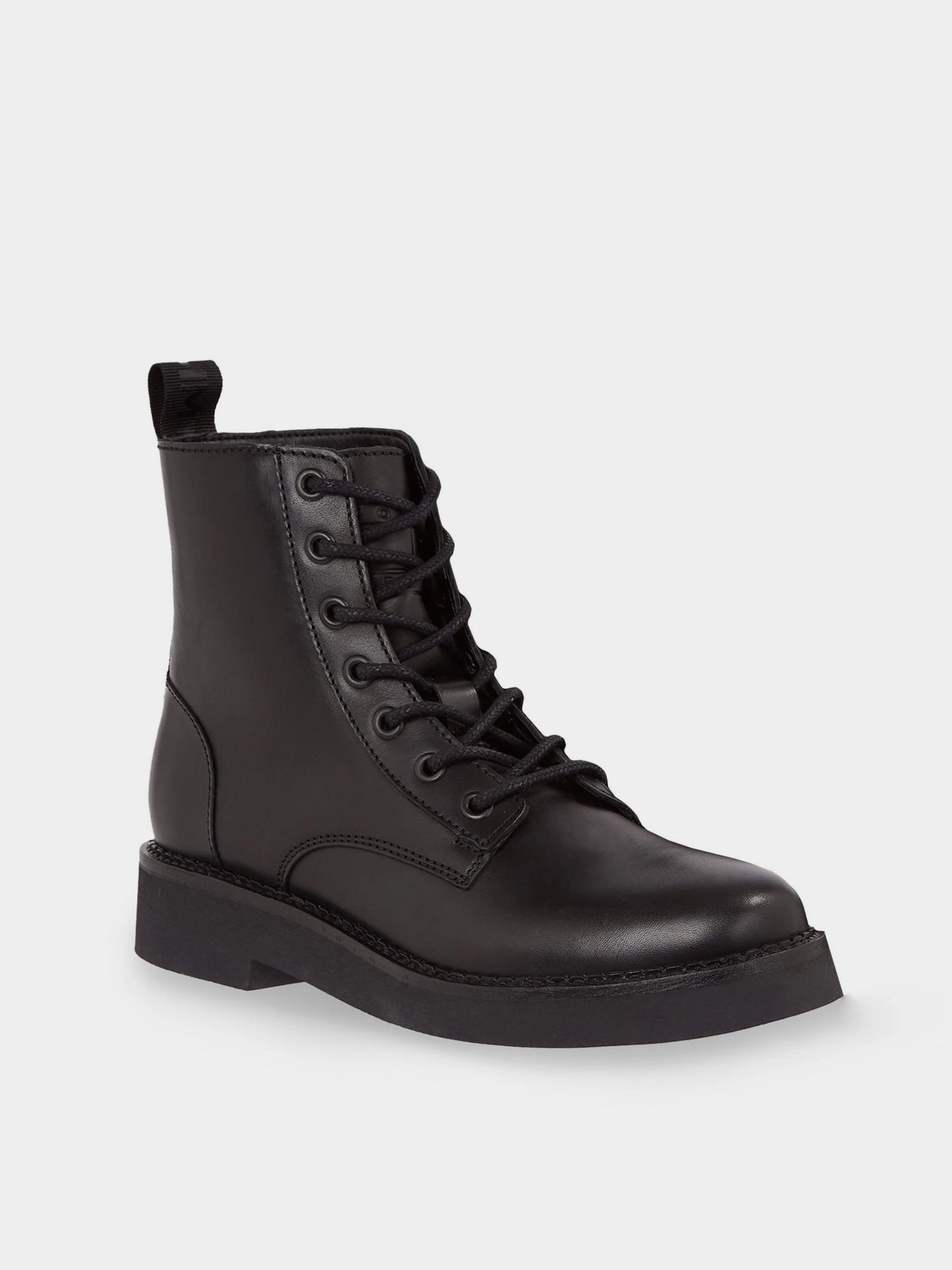 Ботинки и сапоги Tommy Hilfiger Tjw Lace Up Flat Boot модель EN0EN02310-BDS Ботинки и сапоги Tommy Hilfiger Tjw Lace Up Flat Boot модель EN0EN02310-BDS Фото