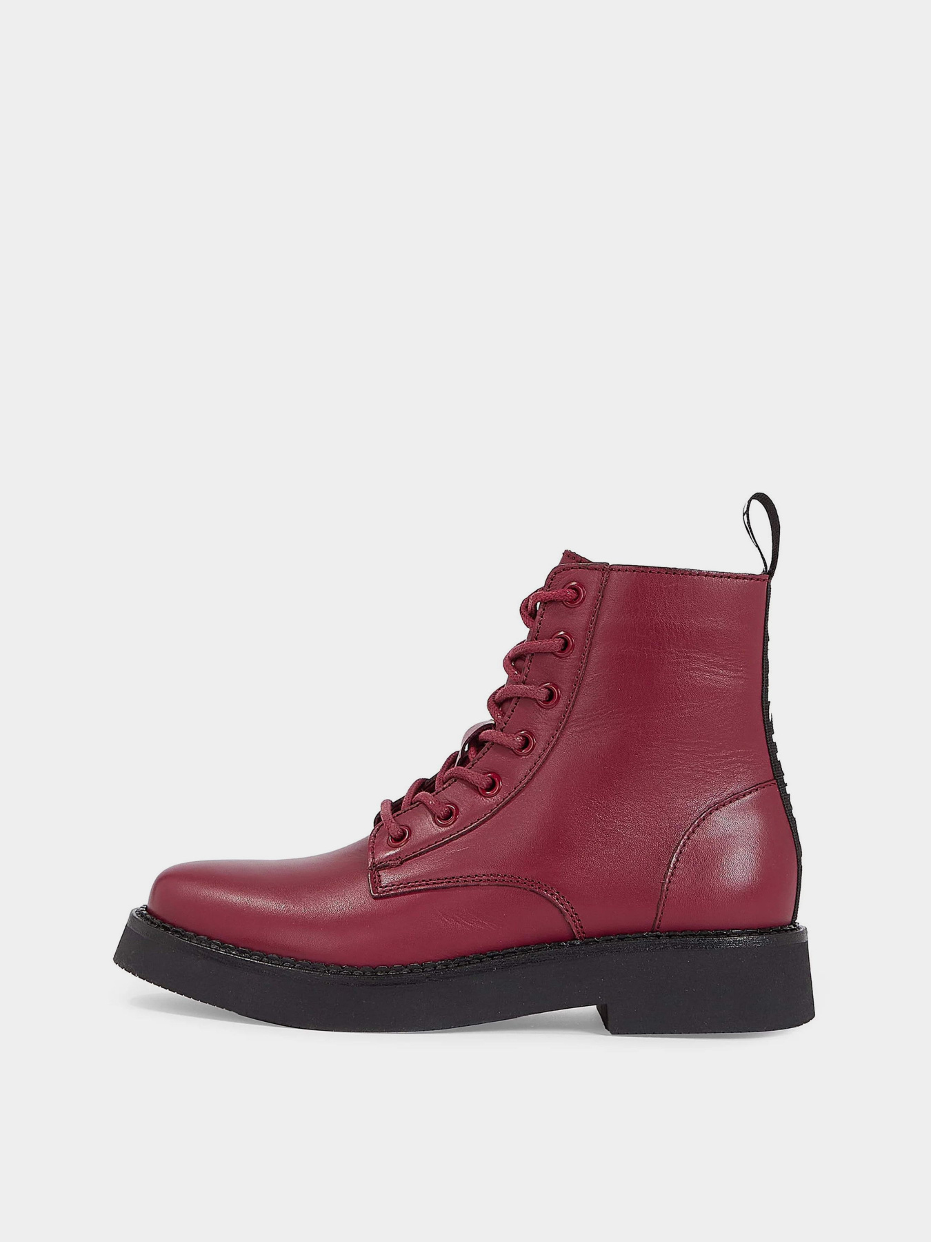 Ботинки и сапоги Tommy Hilfiger Tjw Lace Up Flat Boot модель EN0EN02310-XJS Ботинки и сапоги Tommy Hilfiger Tjw Lace Up Flat Boot модель EN0EN02310-XJS Фото