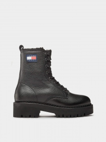 Черевики та чоботи Tommy Hilfiger Tjw Urban Boot Tumbled Ltr Wl модель EN0EN02317-BDS Фото