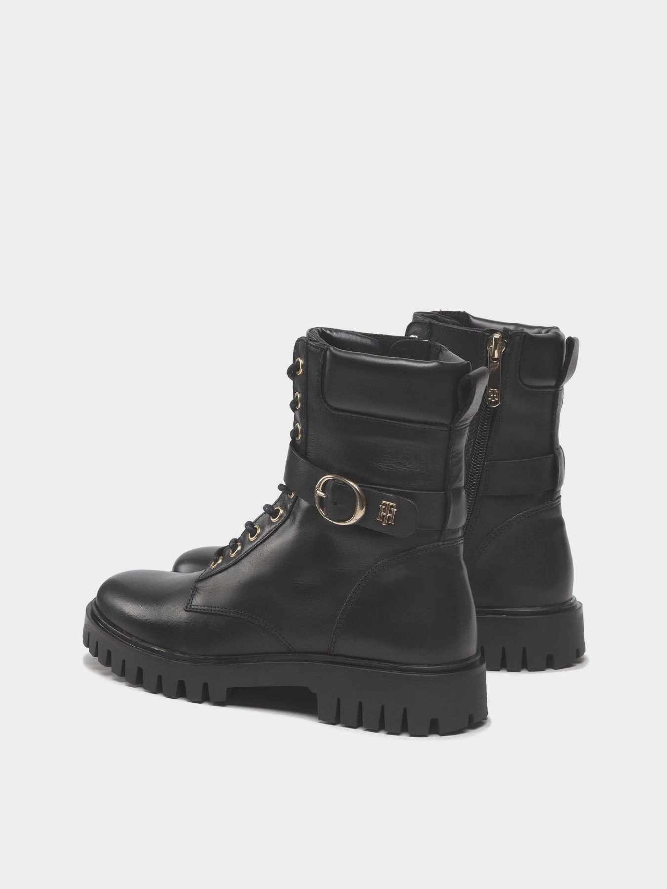 Ботинки и сапоги Tommy Hilfiger Buckle Lace Up Boot модель FW0FW06734-BDS Ботинки и сапоги Tommy Hilfiger Buckle Lace Up Boot модель FW0FW06734-BDS Фото
