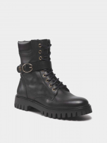 Ботинки и сапоги Tommy Hilfiger Buckle Lace Up Boot модель FW0FW06734-BDS Фото