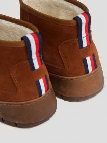 Ботинки и сапоги Tommy Hilfiger Warm Lined Suede Low Snow Boots модель FW0FW07662-GTU Фото
