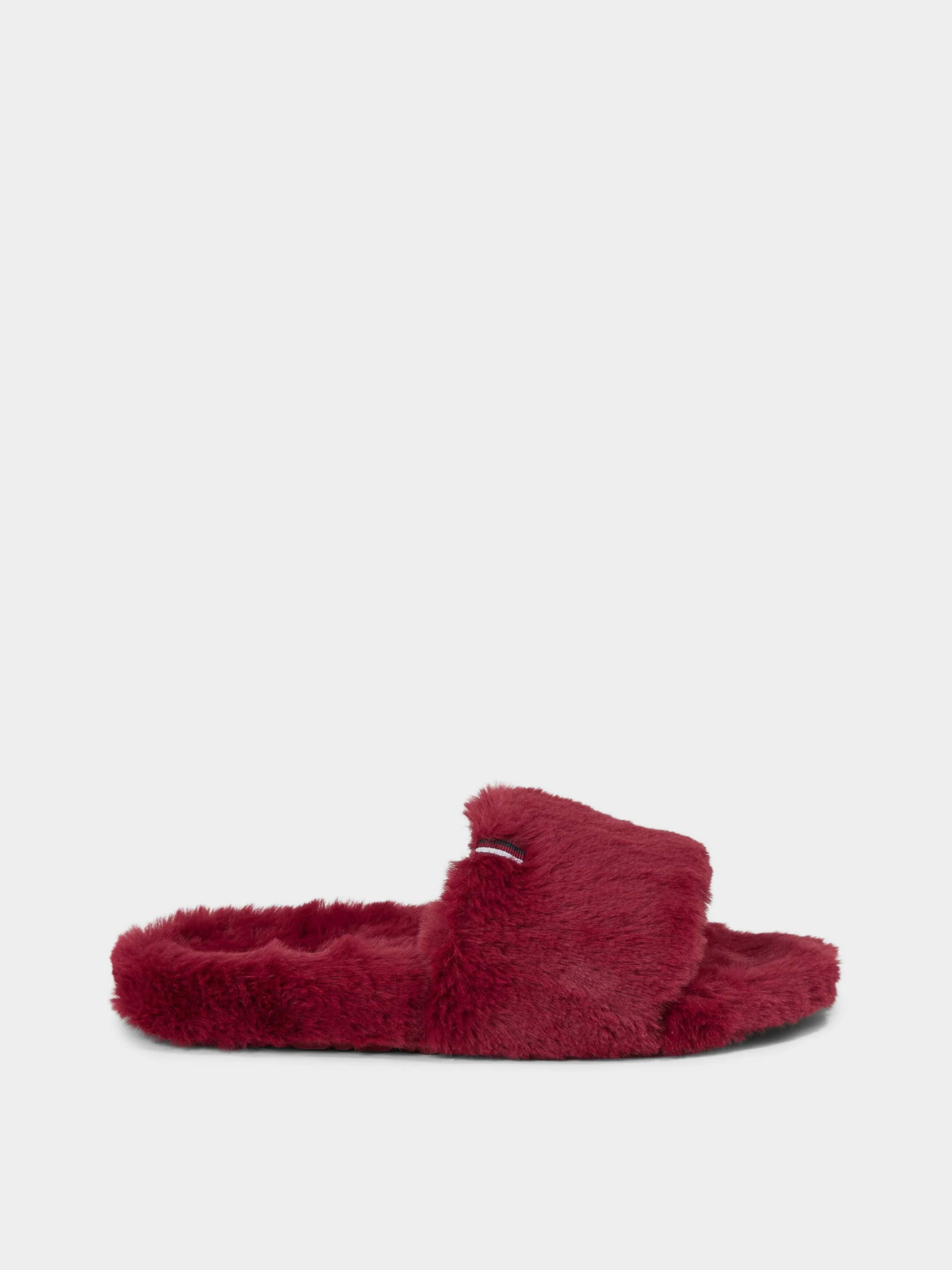 Тапки Tommy Hilfiger Faux Fur Slipper Slides модель FW0FW07663-XJS Тапки Tommy Hilfiger Faux Fur Slipper Slides модель FW0FW07663-XJS Фото