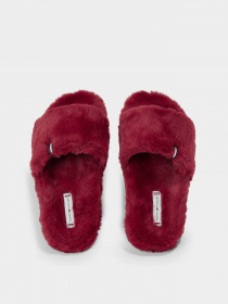 Тапки Tommy Hilfiger Faux Fur Slipper Slides модель FW0FW07663-XJS Фото