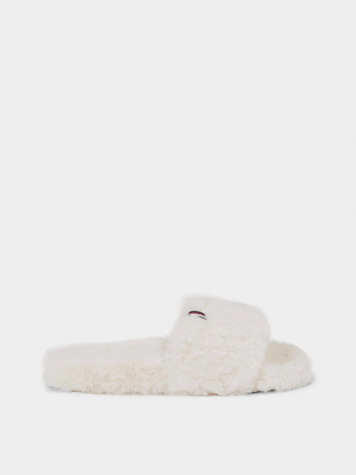 Капці Tommy Hilfiger Faux Fur Slipper Slides модель FW0FW07663-YBH Фото