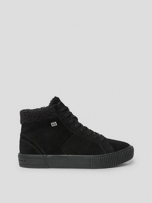 Ботинки и сапоги Tommy Hilfiger Suede High-Top Trainers модель FW0FW07549-BDS Фото