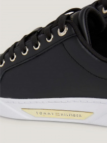 Кеды Tommy Hilfiger Genuine Leather Logo Detailed Sneaker модель FW0FW07560-0GJ Фото