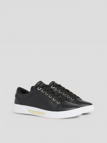 Кеды Tommy Hilfiger Genuine Leather Logo Detailed Sneaker модель FW0FW07560-0GJ Фото