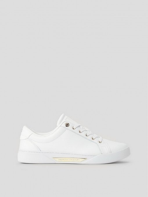 Кеди Tommy Hilfiger Genuine Leather Logo Detailed Sneaker модель FW0FW07560-0K7 Фото
