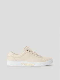 Кеды Tommy Hilfiger Genuine Leather Logo Detailed Sneaker модель FW0FW07560-ABH Фото
