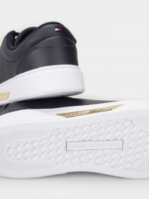 Кеды Tommy Hilfiger Genuine Leather Logo Detailed Sneaker модель FW0FW07560-DW6 Фото