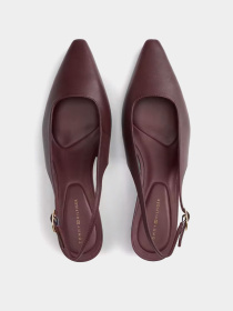 Туфли и лоферы Tommy Hilfiger TH BUCKLE SLINGBACK LOW PUMP модель FW0FW09009-XI8 Фото