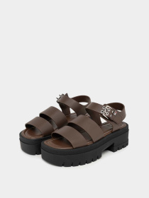 Сандалии Tommy Hilfiger TJW STRAPS LEATHER MAX SANDAL модель EN0EN02944-GV0 Фото